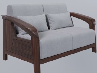 天坛木舍系列乌金木1708双人位沙发 1620*900*880