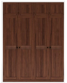 天坛木舍系列乌金木5152组合衣柜 1811*604*2400